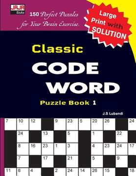 portada Classic CODE WORD Puzzle Book (in English)