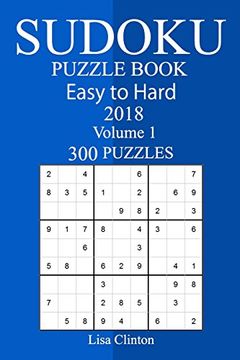 portada 300 Easy to Hard Sudoku Puzzle Book 2018 