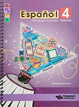 portada Español 4 Aprendizajes Esperados. Primaria