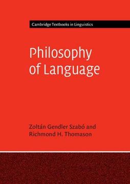 portada Philosophy of Language (Cambridge Textbooks in Linguistics) (en Inglés)