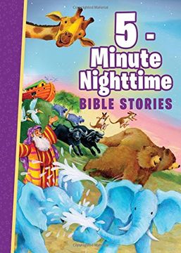 portada 5-Minute Nighttime Bible Stories (en Inglés)