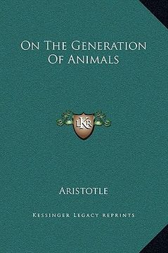 portada on the generation of animals (in English)