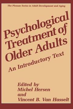 portada Psychological Treatment of Older Adults: An Introductory Text (en Inglés)