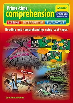 portada Prime-Time Comprehension Lower: Reading and Comprehending Using Text Types (en Inglés)