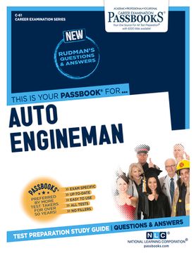portada Auto Engineman (C-61): Passbooks Study Guide Volume 61 (en Inglés)