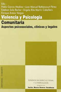 portada Violencia y Psicologia Comunitaria (Estud. Der. Penal y Criminol) (in Spanish)