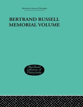 portada Bertrand Russell Memorial Volume (Muirhead Library of Philosophy: 20Th Century Philosophy) (en Inglés)