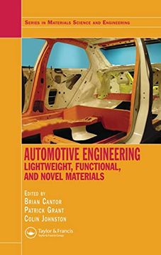 portada Automotive Engineering: Lightweight, Functional, and Novel Materials (Series in Materials Science and Engineering)