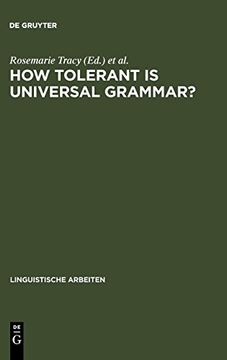 portada How Tolerant is Universal Grammar? 