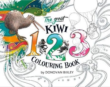 portada The Great Kiwi 123 Colouring Book (en Inglés)