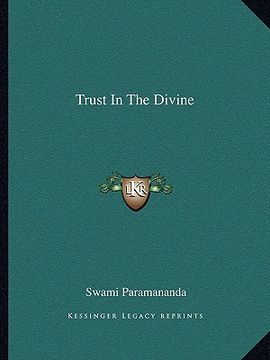 portada trust in the divine (in English)