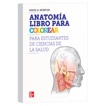 portada Anatomía.
Libro para colorear