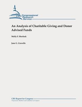 portada An Analysis of Charitable Giving and Donor Advised Funds (en Inglés)