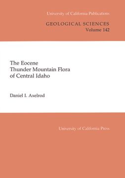portada the eocene thunder mountain flora of central idaho (en Inglés)