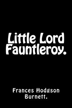 portada Little Lord Fauntleroy.
