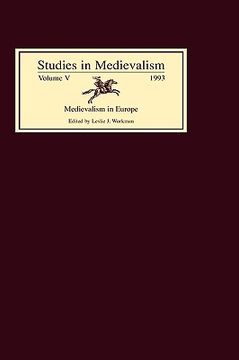 portada studies in medievalism v: medievalism in europe (en Inglés)