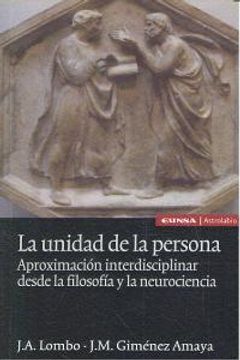 portada La Unidad De La Persona (in Spanish)