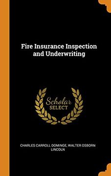 portada Fire Insurance Inspection and Underwriting (en Inglés)