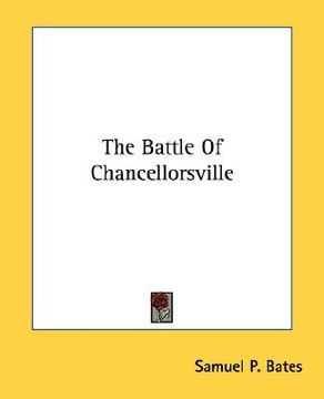 portada the battle of chancellorsville (en Inglés)