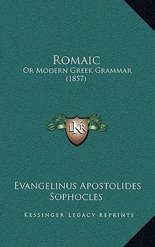 portada romaic: or modern greek grammar (1857) (in English)