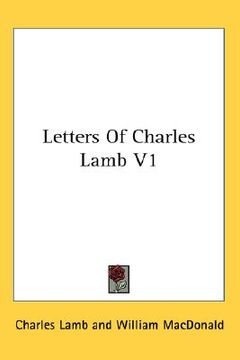 portada letters of charles lamb v1 (en Inglés)