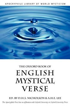 portada the oxford book of english mystical verse (in English)
