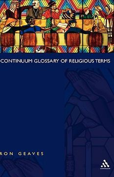 portada continuum glossary of religious terms (en Inglés)