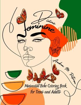 portada Divine Feminine: Bohemian Aesthetic Line Art - Unique Wall Art pages - Promotes Relaxation and Inner Calm, Relieves Stress, Soothes Anx (in English)