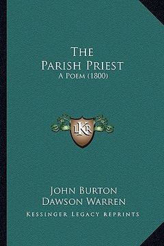 portada the parish priest the parish priest: a poem (1800) a poem (1800)