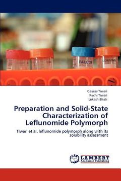 portada preparation and solid-state characterization of leflunomide polymorph (en Inglés)
