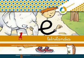 portada Letrilandia. Lectoescritura Cuaderno 1 de Escritura (Pauta Montessori) (a tu Medida (Entorno Lógica Matemática)) - 9788426371393 (in Spanish)