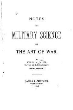 portada Notes on military science and the art of war (in English)