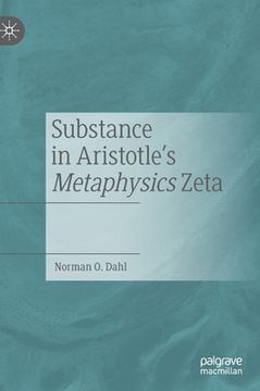 portada Substance In Aristotle s Metaphysics Zeta