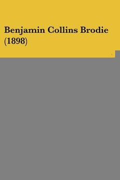 portada benjamin collins brodie (1898) (en Inglés)