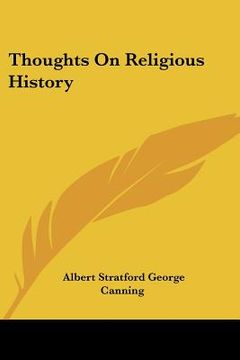 portada thoughts on religious history (en Inglés)