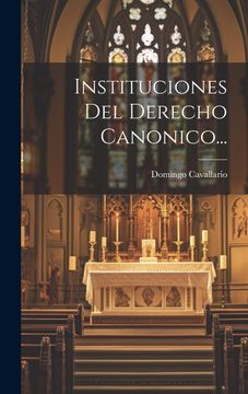 portada Instituciones del Derecho Canonico.