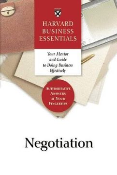 portada Negotiation: Your Mentor and Guide to Doing Business Effectively (Harvard Business Essentials) (libro en Inglés)