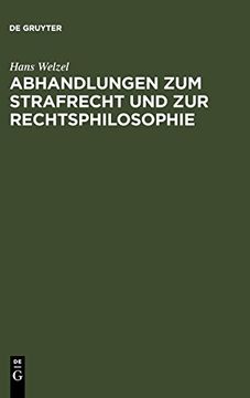 portada Abhandlungen zum Strafrecht und zur Rechtsphilosophie (en Alemán)