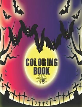 portada Coloring Book: Cute Halloween Book for Kids, 3-5 yr olds (en Inglés)