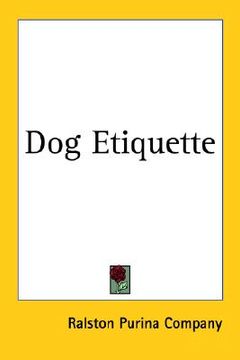 portada dog etiquette (en Inglés)