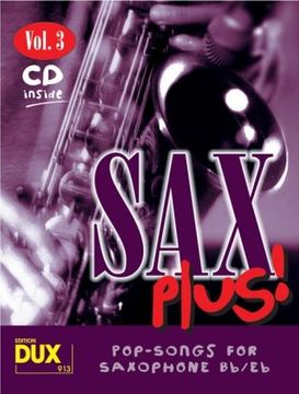 portada Sax Plus! 3: Pop-Songs for Saxophone Bb/Eb