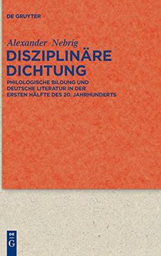 portada Disziplinäre Dichtung (en Alemán)