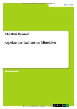 portada Aspekte des Lachens im Mittelalter (German Edition)