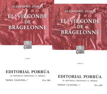 portada Vizconde de Bragelonne 1-2 (Sc364-365) (in Spanish)