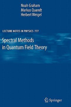 portada spectral methods in quantum field theory (en Inglés)