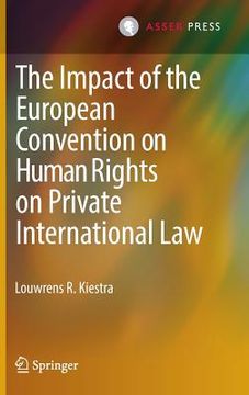 portada The Impact of the European Convention on Human Rights on Private International Law (en Inglés)
