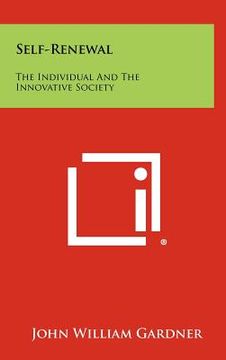 portada self-renewal: the individual and the innovative society