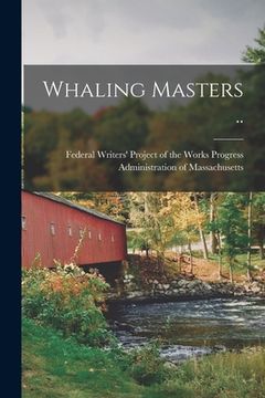 portada Whaling Masters .. (in English)