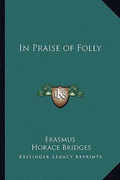 portada in praise of folly (en Inglés)