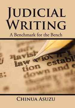 portada Judicial Writing: A Benchmark for the Bench (en Inglés)